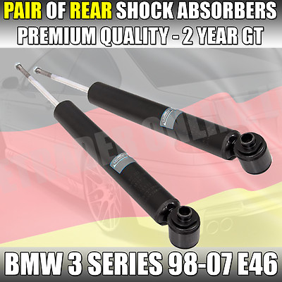 #ad For BMW 3 SERIES E46 REAR SHOCK ABSORBERS SHOCKERS DAMPERS SUSPENSION PAIR Qty 2 GBP 39.99