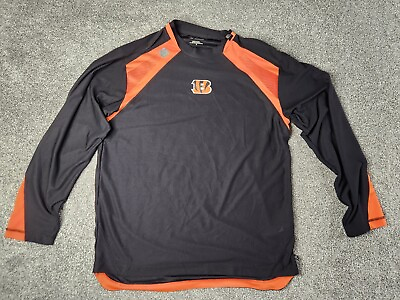 #ad Cincinnati Bengals Official NFL Team Apperal Equipment Long Sleeve Size Medium $22.40