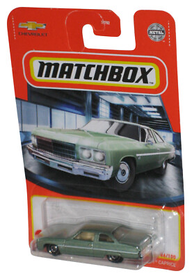 #ad Matchbox Green 1975 Chevy Caprice 2020 Die Cast Metal Toy Car 86 100 $11.98