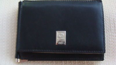 #ad MEN#x27; S LEATHER WALLET BLACK ATHENS LOGO ATHENS 2004 OLYMPIC PRODUCT $130.00