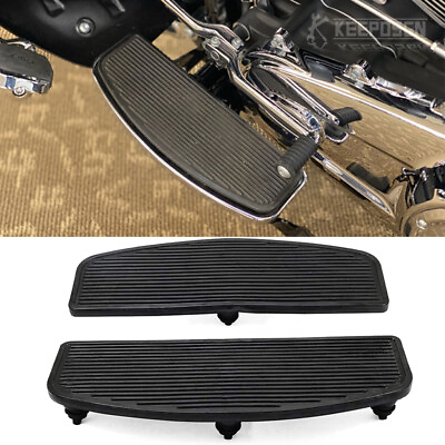 #ad Rubber Driver Insert Floorboard Footboard Kit Pad For Harley Davidson Touring A $45.42