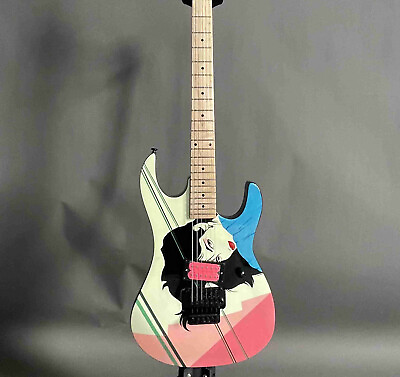 #ad Factory B C Rich Gunslinger Hand painted Multicolored Beauty Electric Guitar $318.58