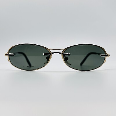 #ad Oval Takumi Design eyeglasses Men Ladies Red Rimless Mod. To 454 Sun Clip New $136.96