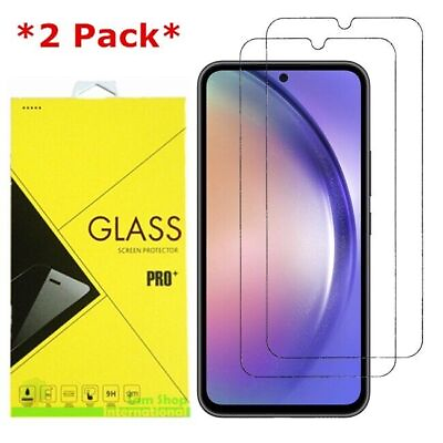 #ad 2 Pack Premium 9H Tempered Glass Screen Protector For Samsung Galaxy A54 5G $3.95