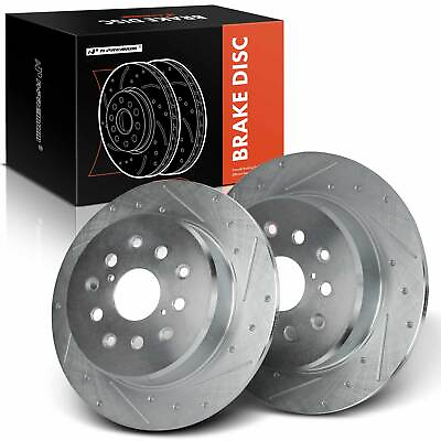 #ad 2x Drilled amp; Slotted Brake Rotors Rear for Lexus GS300 1998 2005 IS300 2001 2005 $84.99