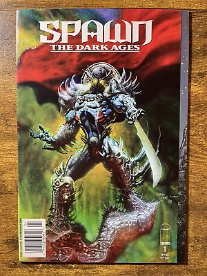 #ad SPAWN THE DARK AGES 1 EXTREMELY RARE 1:100 NEWSSTAND VARIANT ONLY ONE ON EBAY $199.95