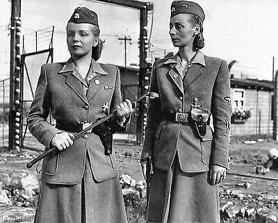 #ad WW2 German SS Female PRISON GUARDS Photo 176 w $11.33