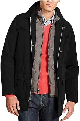 #ad NWT 3XT 3X Tall Big and Tall Nautica Systems Jacket with Zip In Out Quilt Vest $99.95