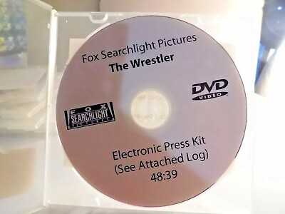 #ad The Wrestler 2008 Mickey Rourke DVD Electronic Press Kit VS $14.99