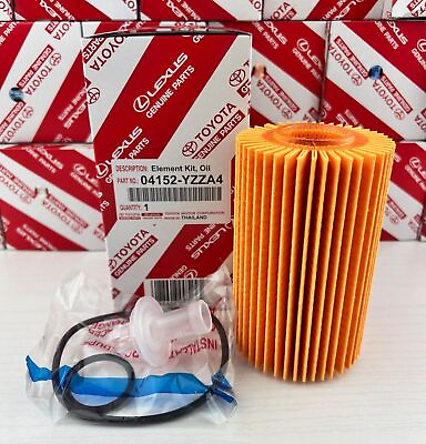 #ad NEW ENGINE OIL FILTER ELEMENT FOR LEXUS TOYOTA ORIGINAL 04152 YZZA4 T $9.25