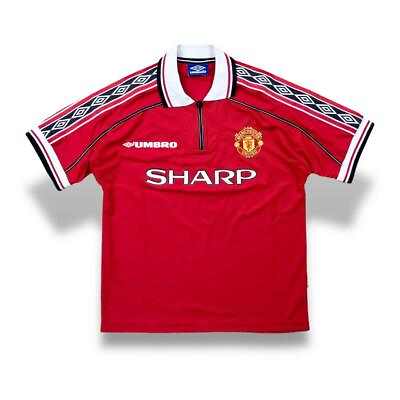 #ad Vintage Beckham Manchester United 98 00 Size M Umbro Soccer Jersey Official $388.98