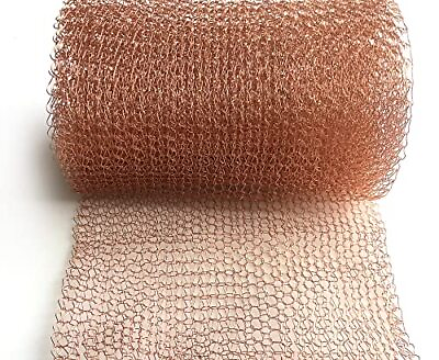 #ad 5x40 Inch 100% Pure Copper Mesh Roll for Distilling Plant Protection Rodent $13.89
