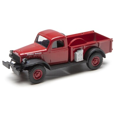 #ad Iconic Denver Diecast  1:48 Scale O Guage 1947 Dodge Power Wagon NIB RED $11.49