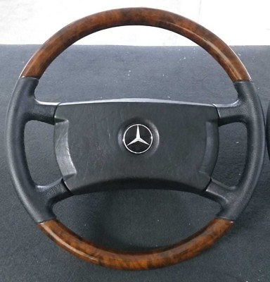 #ad Remanufactured Mercedes Steering Wheel Fits W123 W124 W126 W201 Walnut Wood Dsgn $1044.05