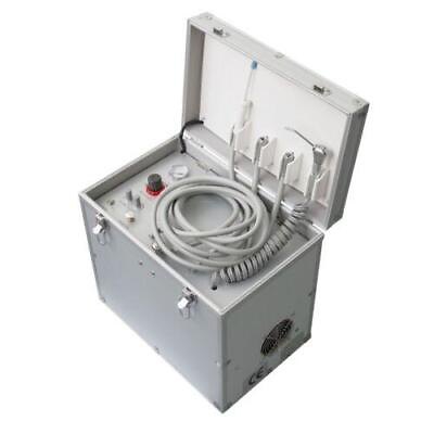 #ad Portable Dental Delivery Unit with Air Compressor Turbine Suction 4 Hole $474.05