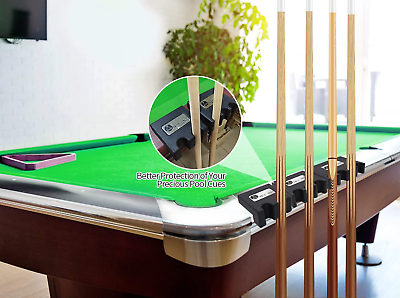 #ad 1Pc Black 3Cue Portable Pool Stick Holder Weighted amp; Durable Billiard Cue Holder $17.72