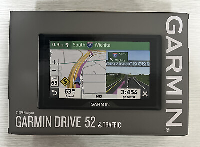 #ad Garmin Drive 52 GPS Navigation and Traffic System Brand New 010 02036 07 $134.99
