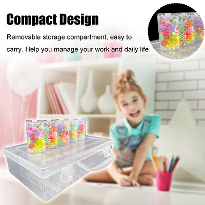 #ad Beads Storage Box Diamond Embroidery Paintings Tools Transparent Drill Container $38.84