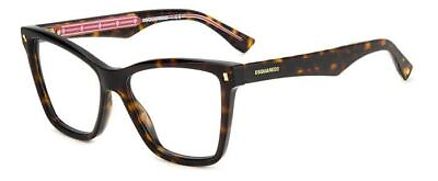 #ad Dsquared2 Eyeglasses Optical Frame D2 0059 086 Havana Woman $180.74