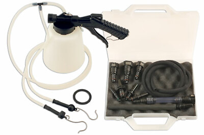 #ad Pneumatic Diesel Bleeding Kit amp; Vacuum Fluid Extractor Tool Kit snap connectors GBP 82.97