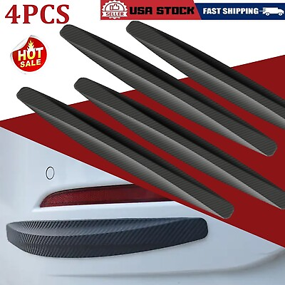 #ad 4PCS Car Anti Scratch Stickers Bumper Corner Protector Guard Cover Accessories $13.49