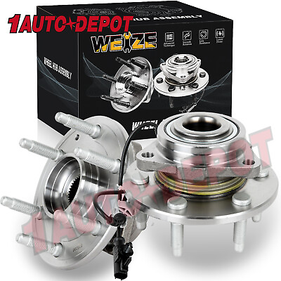 #ad 4WD Front Wheel Bearing Hubs for Chevy Silverado GMC Sierra 1500 Tahoe 2007 2013 $99.99