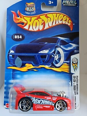 #ad HOT WHEELS MITSUBISHI ECLIPSE 2003 FIRST EDITIONS $8.95