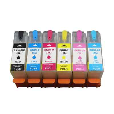 #ad 6 Colors 312XL 314XLRefillable Ink Cartridge For Epson XP15000 XP 8500 Printer $320.00