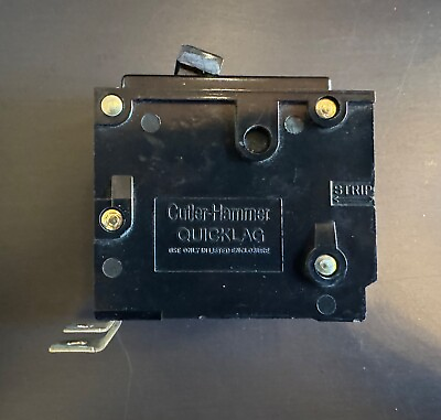 #ad Brand New Cutler Hammer Interchangeable 2 Single Pole Circuit Breaker 15 Amps $25.00