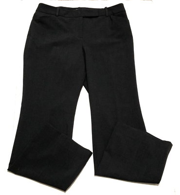 #ad Ann Taylor 8 Petite Modern Fit Gray Bootcut Pants Slacks Stretch Pockets Career $14.44