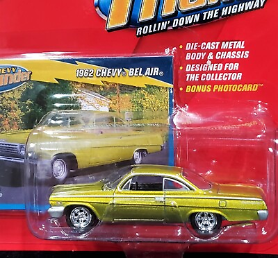 #ad Johnny Lightning 62 1962 Chevy Thunder Bel Air Chevrolet Detailed Collectibl Car $8.99