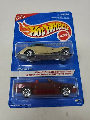 #ad Hot Wheels Avon Father And Son Collector Pack Mercedes 540K And SL New $18.99