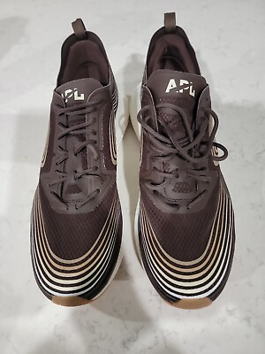 #ad APL Streamline Running Shoes Brown White Low Top Pull Tab Men Size 10.5 $113.09