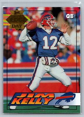 #ad 1994 Collector#x27;s Edge #11 Jim Kelly 1st Day Gold NR MT $2.50