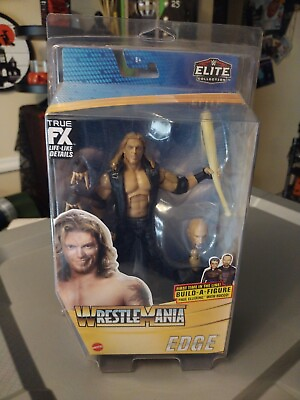 #ad WWE Wrestlemania Elite Collection Edge Wrestling Action Figure W Defender Case $35.00
