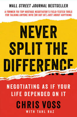 #ad Never Split the Difference: Negotiating As If Your Life De VERY GOOD $15.85