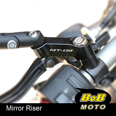 #ad Mirror Extenders Adapters MT09 For Yamaha MT 09 ABS 13 22 14 15 16 17 18 $28.62