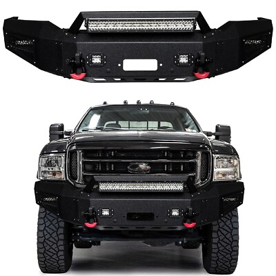 #ad Vijay For 1st Gen 1999 2004 Ford F250 F350 Front Bumper with Winch Plate $1049.98