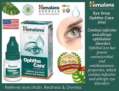 #ad 5 BOX Himalaya Ophtha Care Eye Drops Health Ayurvedic OFFICIAL USA Exp.2025 New $21.97
