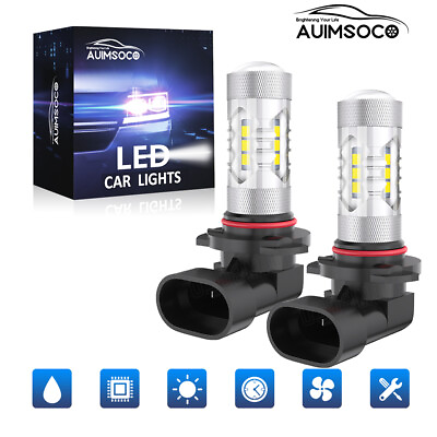 #ad H10 9140 9145 6500K COB LED Fog Driving Light Bulbs Bright Kit Fit for Ford F $18.11