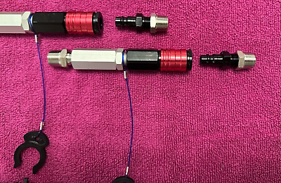 #ad Hookah Diving filtered quick connect set w air stop fits 3 8 female thread hose. $49.50