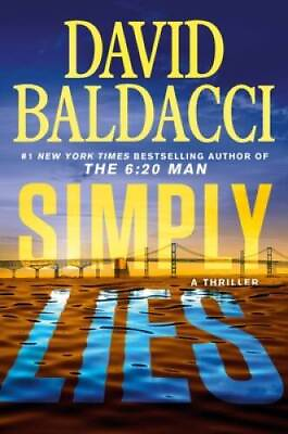 #ad Simply Lies Hardcover By Baldacci David GOOD $4.58
