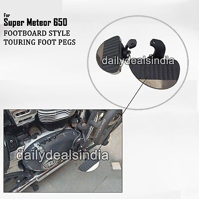 #ad Fit For Royal Enfield Super Meteor 650 quot;Footboard Style Rider Touring Foot pegsquot; $82.00