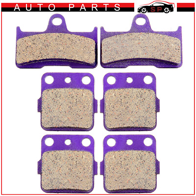#ad Front and Rear Brake Pads For 2002 2008 Yamaha YFM 660 Grizzly Hunter fa84 fa344 $12.58