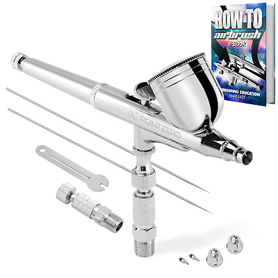 Dual Action Airbrush Kit with 3 Tips $21.99