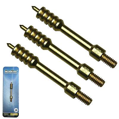 #ad Refuelergy Gun Cleaning Jag 8 32 Threaded Brass .30 amp; .308 Caliber 3 or 5 pack $8.49