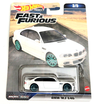 #ad Hot Wheels BMW M3 E46 White #3 3 5 2023 Fast amp; Furious $12.99