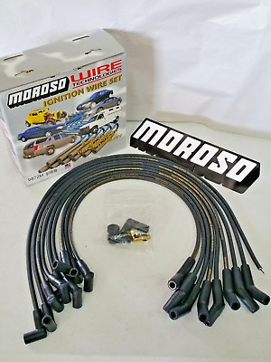 #ad Moroso SBF Ford 302 351 351W 351C 8mm HEI Style Spark Plug Wires 135 Deg Boot $55.99