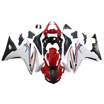 #ad Red White ABS Full Fairing Kit for Honda CBR500R 2016 17 2018 Injection Bodywork $429.95