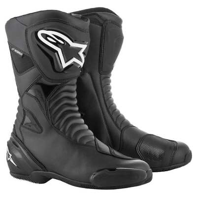 #ad Alpinestars SMX S Waterproof Boots Black Black New Fast Shipping $223.66